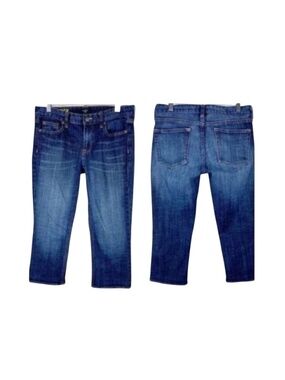 J. Crew Matchstick stretch cropped capri jeans size 28 Style 25679  21" insean